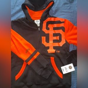 Youth San Francisco giants zip up hoodie
